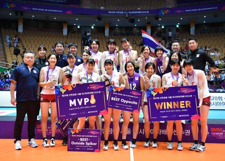 第20回アジア女子選手権大会、“ネオ火の鳥NIPPON”日本Bチームが金メダル獲得。アジア選手権2連覇。
