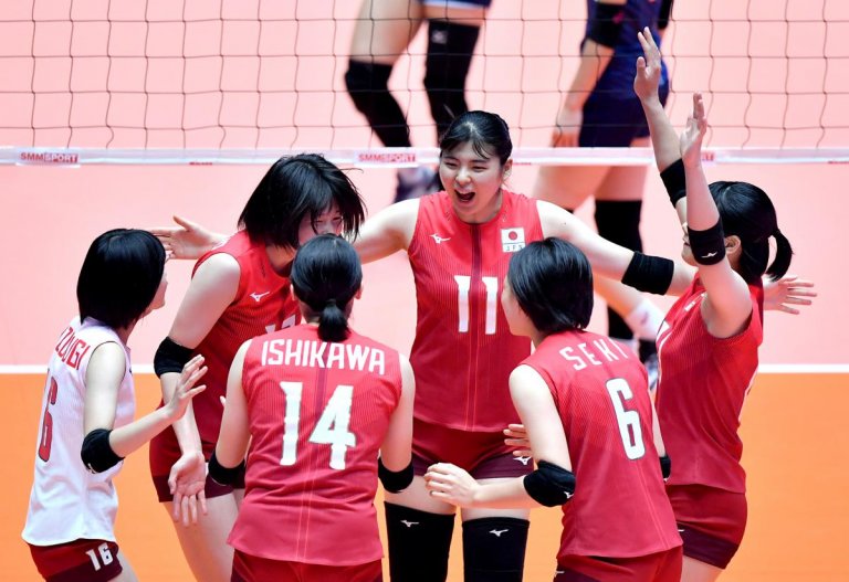 アジア選手権セミファイナル 対韓国、日本Bチームが韓国を破り日本の銀メダル以上が確定（第20回アジア女子選手権大会）
